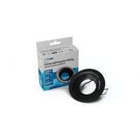 Oprawa RICO odlew okrągła ruchoma mat. czarna IP20 wpuszczana 90 x 26 mm ϕ65 mm | 20-1210-36 LED Labs