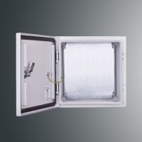 Obudowa n/t z płytą montaż PSH 303020 PROFIT 300x300x200;IP65; IK10; RAL7035,zamek herm.-D5 | PSH 303020 Kubiak