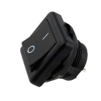 Przełącznik ROCKER SPST 2-pozycyjny OFF-ON 6A/250VAC czarny brak 50m9 -20÷85°C ROHS | RS136A Inny