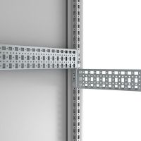 Profil zatrzaskowy, 400 mm do zabudowy bocznej w szafie MCS o głębokości 400mm CLPK400 | CLPK400 Eldon