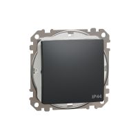 Łącznik schodowy IP44, czarny antracyt, Sedna Design & Elements | SDD214106 Schneider Electric