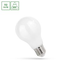 Lampa LED GLS E-27 230V 8,5W COG WW MILKY Spectrum | WOJ+14597 Wojnarowscy