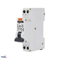 WYŁĄCZNIK RCBO 1P B 16A 30mA TYP AC SCHELINGER | A08-GKR-AC-B16 Bemko