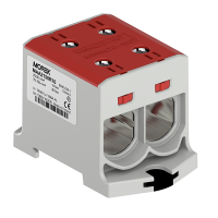 Zacisk uniwersalny, złączka OTL150-2 czerwona 2xAl/Cu 25-150mm2 1000V, MAA2150R10 | MAA2150R10 Morek