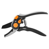 Sekator kowadełkowy 200mm, zakres do 18mm, regulowany rozstaw | 15-203 NEO TOOLS