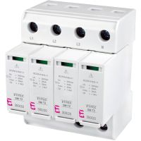 Ogranicznik przepięć, kombinowany (warystor+iskiernik), TN-S, ETITEC SM T2 300/20 4+0, typ T2 (C) | 002440750 Eti