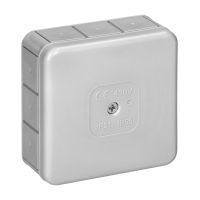 Puszka n/t PRO IP55 400V 12 przepustów gumowych 85x85x37mm szary | OR-JB-13807/G Orno