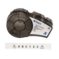 Etykieta M21-375-595-WT winyl, czarne na białym Y4083075 | 142800 Brady