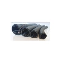 Rura giętka karbowana bezhalogenowa RKCG/PV 32/25 PVC UV 1250N czarna (50m) | 05.244 Elektroplast Stróża