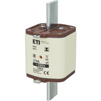 Wkładka bezpiecznikowa (topikowa) NH3/I 315A gG 690V zwłoczna / Zaczepy izolowane | 004196327 Eti