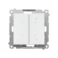 DIMMER – Ściemniacz do LED ściemnialnych, klawiszowy (moduł); Biały mat Simon 55 GO | TESL1W.01/111 Kontakt Simon