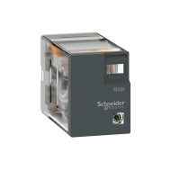 Miniaturowy przekaźnik wtykowy, Harmony, 3A, 4CO, z diodą LED, 12V DC | RXM4LB2JD Schneider Electric