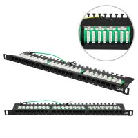 Patchpanel Extralink CAT.6 UTP 0,5U 24 porty | EX.9663 Batna