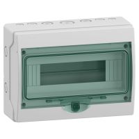 Rozdzielnica modułowa natynkowa 1x12 IP65 mMRV-1-12-NT-T drzwi transparentne, Mini Mureva | 13444 Schneider Electric