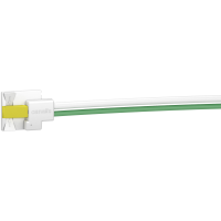 Kaseta odpływowa, Canalis KB, 16A, kabel 1M, L2+N, żółta | KBC16DCS201T Schneider Electric