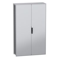 Obudowa modułowa stojąca, PanelSeT SFN stal dekarb płyta mont. 2000x1200x400mm, drzwi podwójne, IP55 | NSYSFN2012402DP Schneider Electric