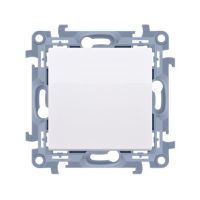 Przycisk bez piktogramu (moduł) 10AX 250V, szybkozłącza, biały, Simon 10 | CP1C.01/11 Kontakt Simon