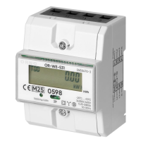 Licznik energii elektrycznej 3-fazowy, 80A, MID,, 3 moduł, DIN TH-3 | OR-WE-531 Orno