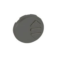 Plakietka indywidualnego łącznika rolet Radio/RTS Somfy grafitowa, Celiane | 067979 Legrand