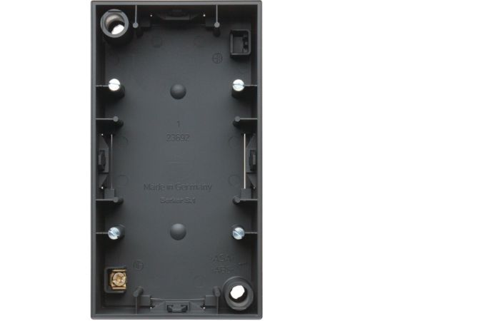 Puszka n/t podwójna, antracyt, mat S.1 | 10429949 Hager