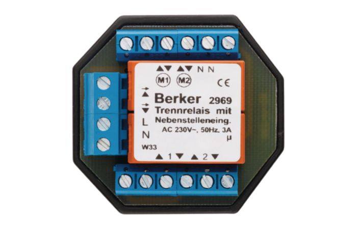 Przekaźnik rozdzielający z dodatkowymi wejściami sterującymi, mechanizm, zaciski śrubowe | 2969 Hager