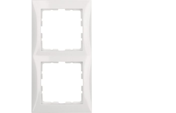 Ramka podw&oacute;jna, biały, B.Kwadrat | 5310128989 Hager