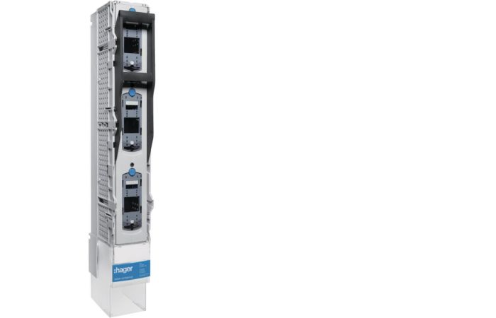 Rozłącznik bezpiecznikowy listwowy NH2 3P 400A 690VAC szyny 185mm zaciski śrubowe M12, LV | LVSG2CPX Hager