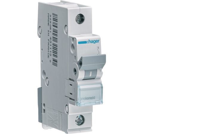 Wyłącznik nadprądowy 6kA 1P B 20A, MCB | MBN120E Hager
