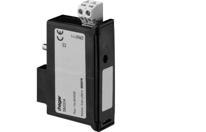 Moduł pamięci SM103E, agardio.measure | SM204 Hager