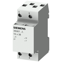 Uchwyt bezpiecznika cylindrycznego, 8x32 mm, 2-bieg., In: 20 A, Un AC: 400 V, LED, SENTRON | 3NW7324 Siemens