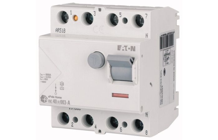 Wyłącznik różnicowoprądowy 4P 40A 30mA typ AC, HNC-40/4/003