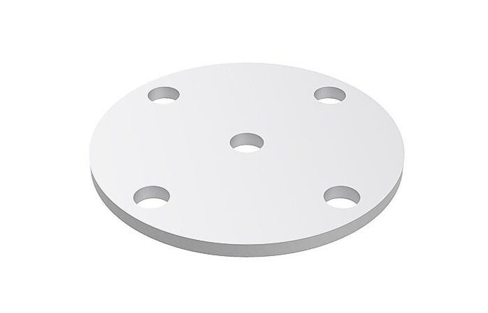 Talerzyk do masztów z przewodem wysokonapięciowym, aluminiowy | AH39024 AH Hardt