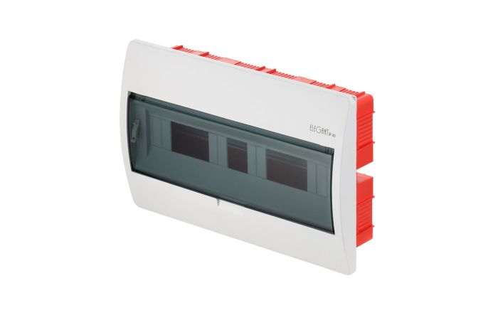 Rozdzielnica p/t RP 1x18 PE+N IP40 dymne, Elegant | 2414-01 Elektro-Plast Nasielsk