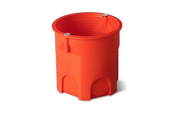 Puszka p/t PK-60F LUX pogłębiana z wkrętami IP20, ceglasta | 0206-51 Elektro-Plast Nasielsk