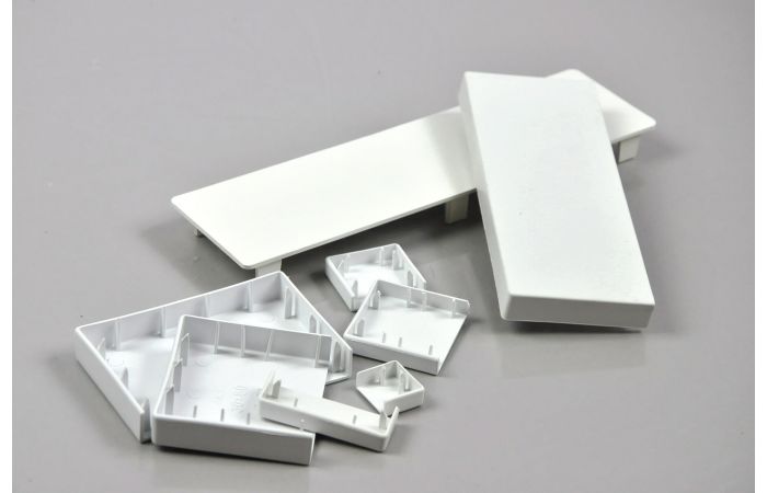 Końcówka listwy KL 6040 | 012.7 Elektroplast Stróża