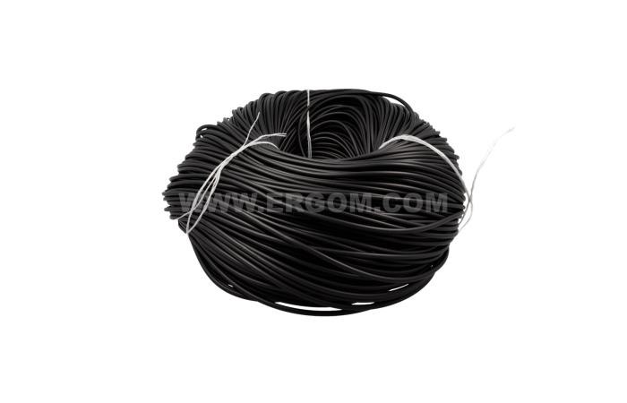 Koszulki (węże) elektroizolacyjne PCV - PCV 6X0,5 BK (200m) | E05ME-03020105300 Ergom