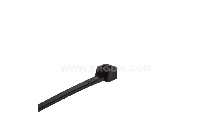 Opaska kablowa TKUV 20/3,6 3,6x200mm odporna na UV czarna (opak 100szt) | E01TK-01050100601 Ergom