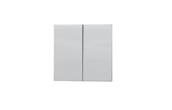 Zaślepka modułowa (2x 22,5mmx45mm), biała, Kos 66 | 660480 Kos