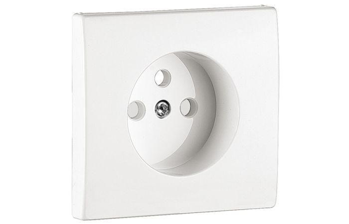 Element centralny do gniazda z/u z zabezpieczeniem przed dziećmi, biały, LOGUS 90 | 90652TBR Efapel