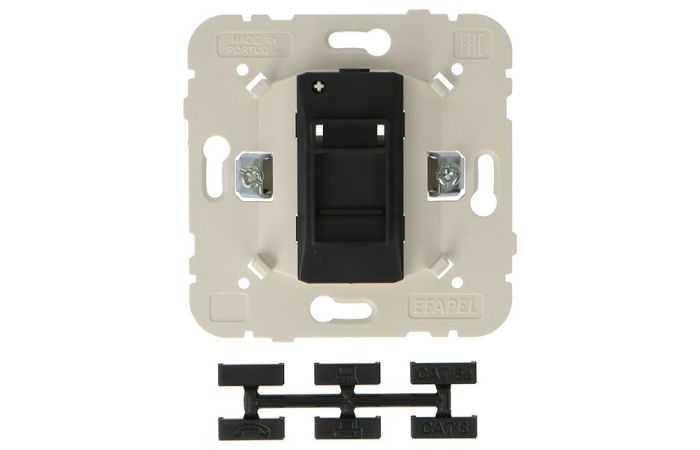 Gniazdo telefoniczne pojedyncze RJ11, mechanizm, MEC 21 | 21451EAA Efapel