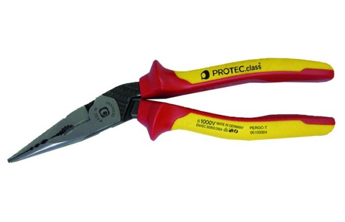 Szczypce telefoniczne odgięte PERGO-T 220mm 053419 | 05103024 PROTEC.class