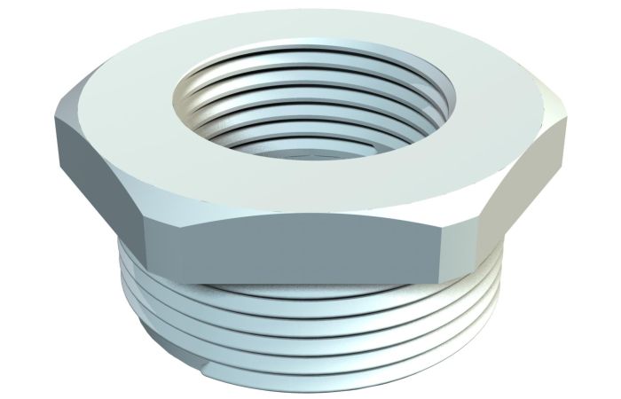 Redukcja M20-M16, PA, jasnoszary, 7035 107 R M20-16 PA | 2030619 Obo Bettermann