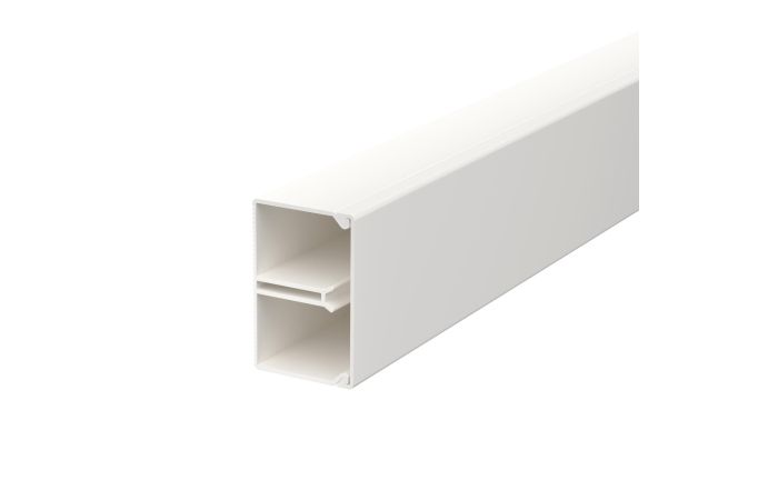Kanał instalacyjny z listwą gwoździową/perforacją dna 25x40 PVC, czysta biel, 9010 WDK-N25040RW (2m) | 6150640 Obo Bettermann