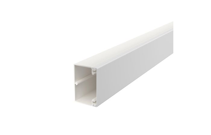 Kanał instalacyjny z perforacją dna 40x60, PVC, czysta biel, 9010 WDK40060RW (2m) | 6191134 Obo Bettermann