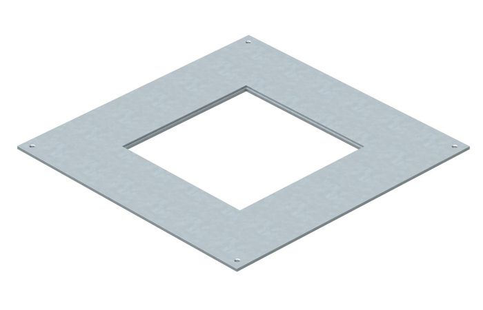 Pokrywa montażowa 350-2/3 do GES4 383x383x4, St, FS DUG 350-3 4 | 7400505 Obo Bettermann