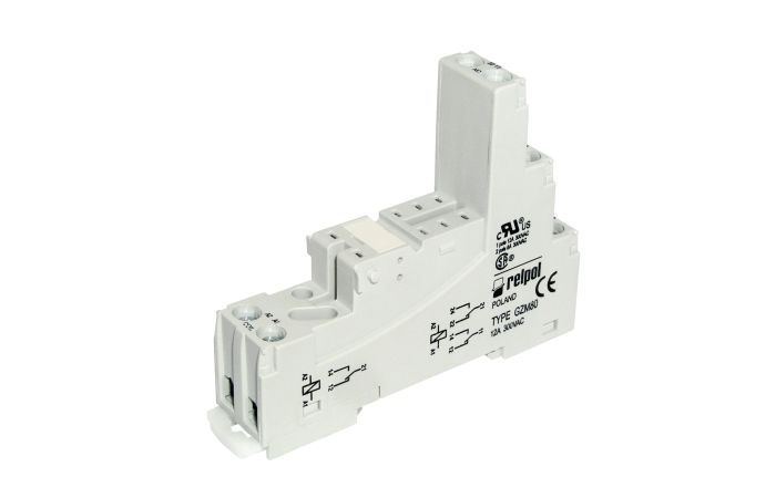 Gniazdo wtykowe do przekaźnik&oacute;w RM84, RM85, RM87L, RM87P, GZM80 szare | 857408 Relpol