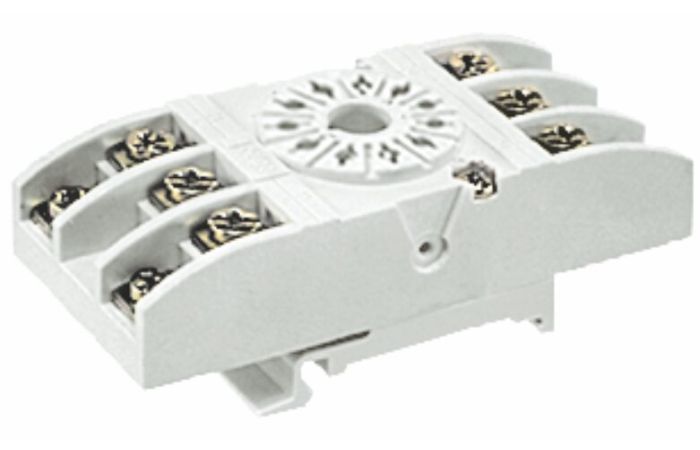 Gniazdo wtykowe, do przekaźnika R15 3P 10A 250VAC IP20, GZU11 | 592035 Relpol