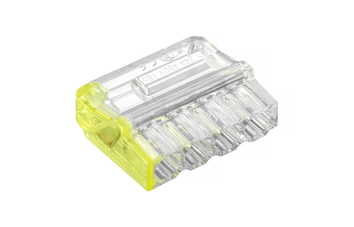 Złączka samozaciskowa bezgwintowa, mini 2,5mm2, 4 styki PC2254-CL | 89023000 Simet