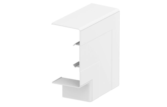 Naroże płaskie Kształtka kołpakowa 142x142x56, PC/ABS, czysta biel, 9010 GK-FH53100RW | 6113090 Obo Bettermann