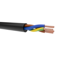 Przewód mieszkaniowy H03VV-F (OMY) 3x0,75 żo 300/300V czarny KRĄŻEK | 5907702816821 EK Elektrokabel